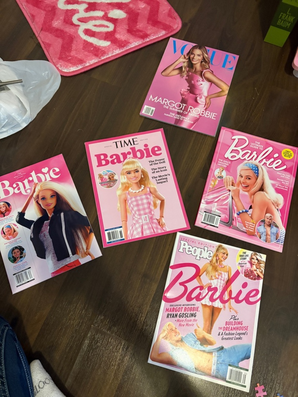 Barbie Magazine Collection - Pink Cover Set